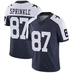 Nike Jeremy Sprinkle Dallas Cowboys Youth Limited Navy Alternate Vapor Untouchable Jersey