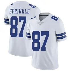 Nike Jeremy Sprinkle Dallas Cowboys Youth Limited White Vapor Untouchable Jersey