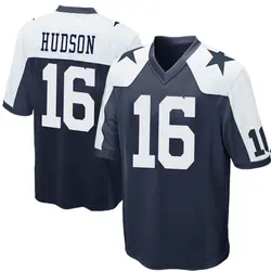 Nike Jordan Hudson Dallas Cowboys Youth Game Navy Blue Throwback Jersey