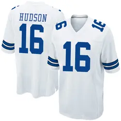 Nike Jordan Hudson Dallas Cowboys Youth Game White Jersey