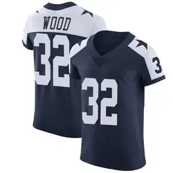 Nike Julius Wood Dallas Cowboys Men's Elite Navy Alternate Vapor Untouchable Jersey