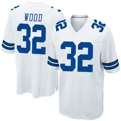 Nike Julius Wood Dallas Cowboys Men's Game White Jersey