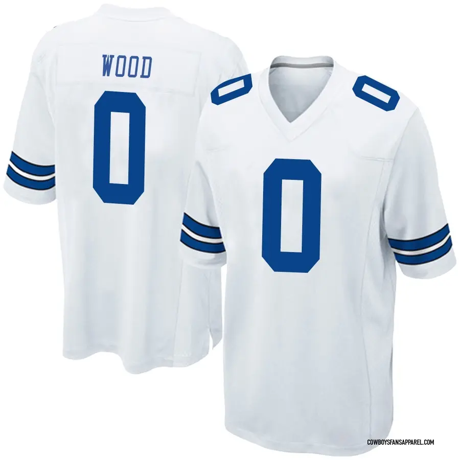 Nike Julius Wood Dallas Cowboys Men's Game White Jersey