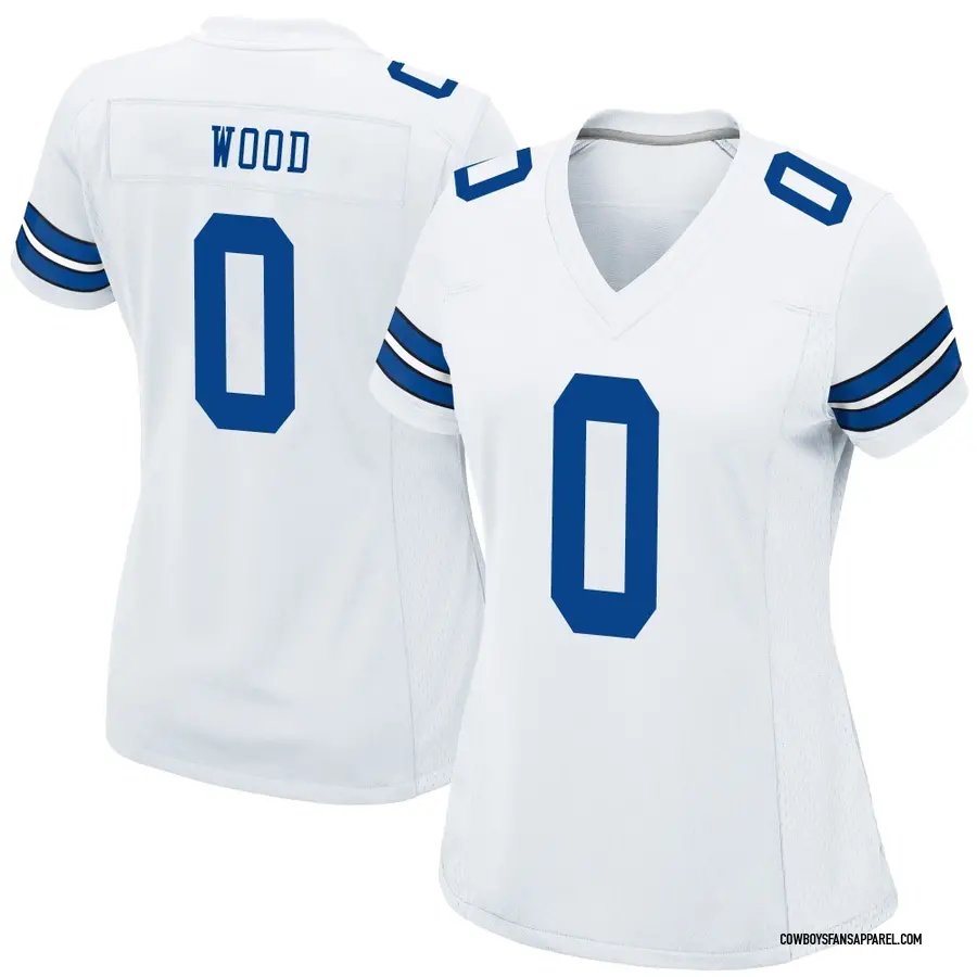 Nike Julius Wood Dallas Cowboys Women's Game White Jersey