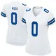 Nike Julius Wood Dallas Cowboys Women's Game White Jersey