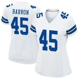 Nike Justin Barron Dallas Cowboys Women's Game White Jersey