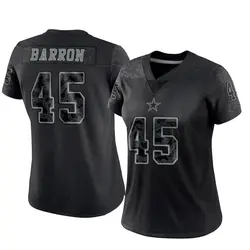 Nike Justin Barron Dallas Cowboys Women's Limited Black Reflective Jersey