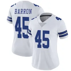 Nike Justin Barron Dallas Cowboys Women's Limited White Vapor Untouchable Jersey