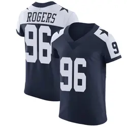 Nike Justin Rogers Dallas Cowboys Men's Elite Navy Alternate Vapor Untouchable Jersey