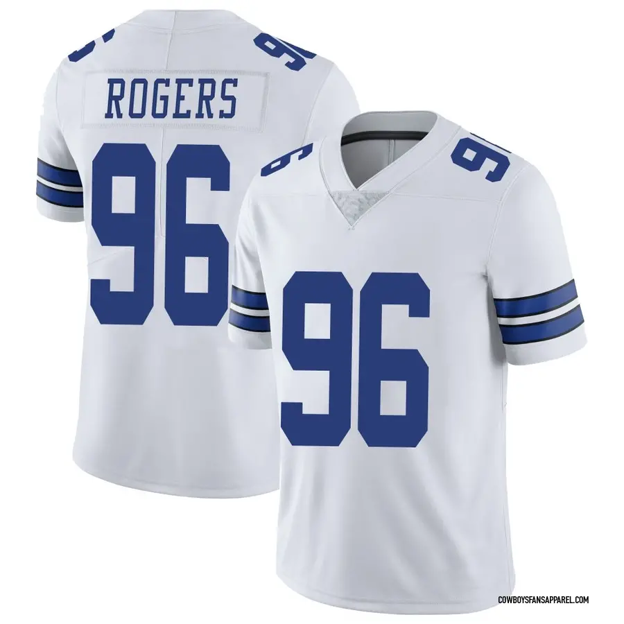 Nike Justin Rogers Dallas Cowboys Youth Limited White Vapor Untouchable Jersey