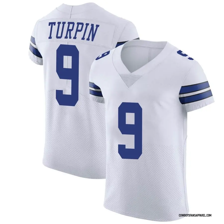 Nike KaVontae Turpin Dallas Cowboys Men's Elite White Vapor Untouchable Jersey