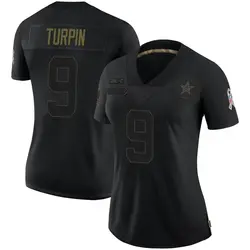 Nike KaVontae Turpin Dallas Cowboys Women's Limited Black 2020 Salute To Service Jersey