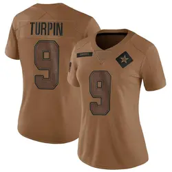Nike KaVontae Turpin Dallas Cowboys Women's Limited Brown 2023 Salute To Service Jersey