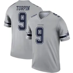 Nike KaVontae Turpin Dallas Cowboys Youth Legend Gray Inverted Jersey