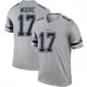 Nike Kellen Moore Dallas Cowboys Men's Legend Gray Inverted Jersey