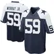 Nike Kenneth Murray Jr. Dallas Cowboys Men's Game Navy Blue Throwback Jersey