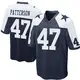 Nike Langston Patterson Dallas Cowboys Men's Game Navy Blue Throwback Jersey