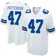 Nike Langston Patterson Dallas Cowboys Youth Game White Jersey