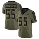 Nike Leighton Vander Esch Dallas Cowboys Men's Limited Olive 2021 Salute To Service Jersey