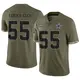 Nike Leighton Vander Esch Dallas Cowboys Men's Limited Olive 2022 Salute To Service Jersey