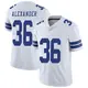 Nike Mackensie Alexander Dallas Cowboys Men's Limited White Vapor Untouchable Jersey