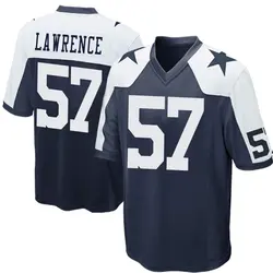 Nike Malachi Lawrence Dallas Cowboys Youth Game Navy Blue Throwback Jersey