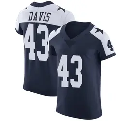 Nike Malik Davis Dallas Cowboys Men's Elite Navy Alternate Vapor Untouchable Jersey