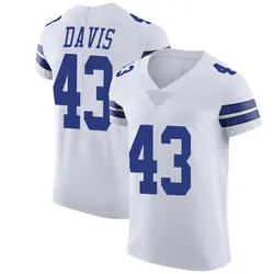 Nike Malik Davis Dallas Cowboys Men's Elite White Vapor Untouchable Jersey