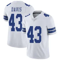 Nike Malik Davis Dallas Cowboys Men's Limited White Vapor Untouchable Jersey