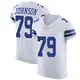 Nike Marcellus Johnson Dallas Cowboys Men's Elite White Vapor Untouchable Jersey