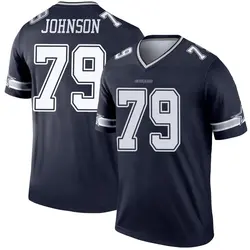 Nike Marcellus Johnson Dallas Cowboys Men's Legend Navy Jersey