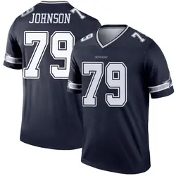 Nike Marcellus Johnson Dallas Cowboys Youth Legend Navy Jersey