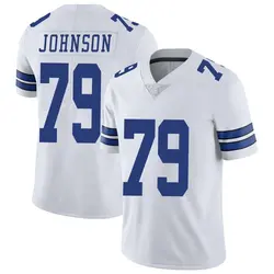 Nike Marcellus Johnson Dallas Cowboys Youth Limited White Vapor Untouchable Jersey