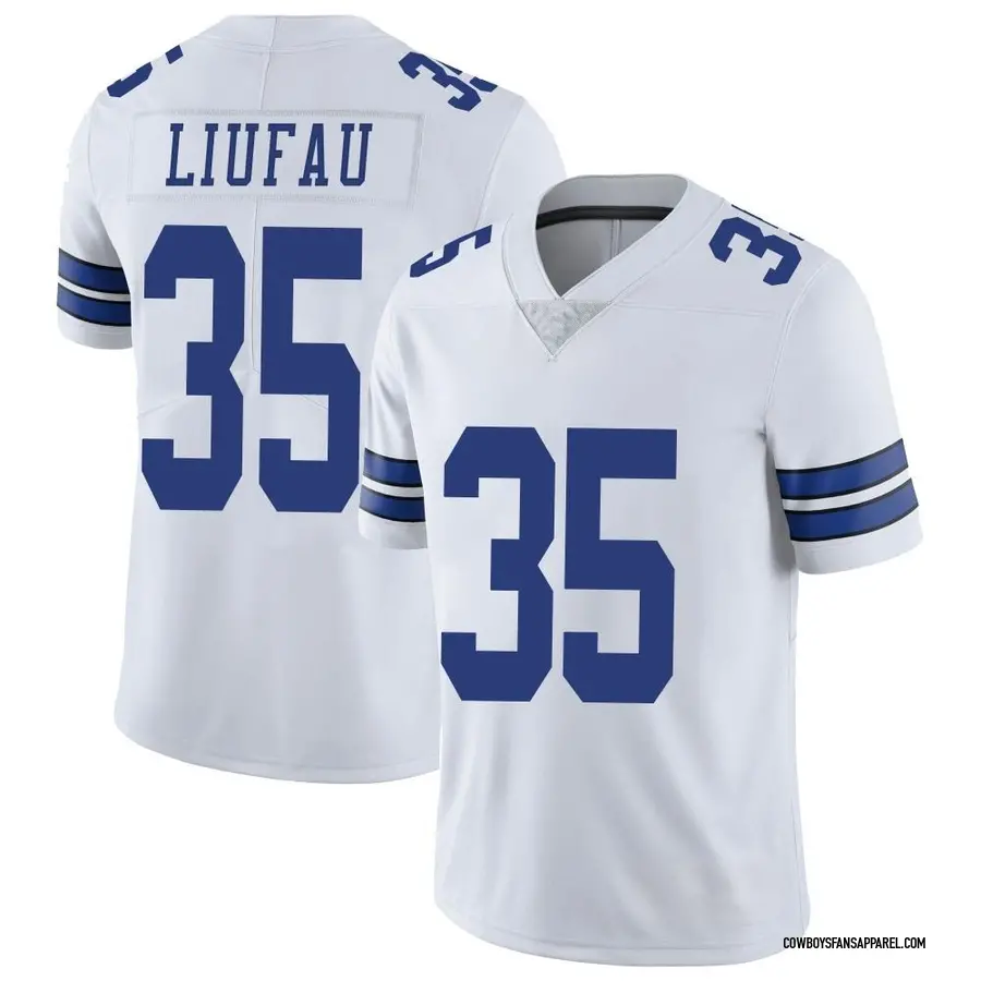 Nike Marist Liufau Dallas Cowboys Men's Limited White Vapor Untouchable Jersey