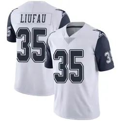 Nike Marist Liufau Dallas Cowboys Youth Limited White Color Rush Vapor Untouchable Jersey