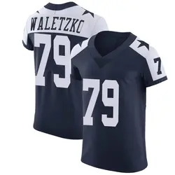 Matt Waletzko Dallas Cowboys Men's Elite Navy Alternate Vapor Untouchable Jersey