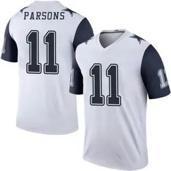 Nike Micah Parsons Dallas Cowboys Men's Legend White Color Rush Jersey