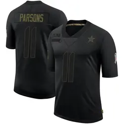 Nike Micah Parsons Dallas Cowboys Men's Limited Black 2020 Salute To Service Jersey