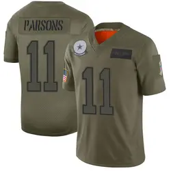 Nike Micah Parsons Dallas Cowboys Men's Limited Camo 2019 Salute to Service Jersey