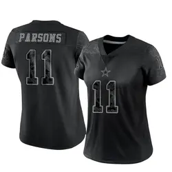 Nike Micah Parsons Dallas Cowboys Women's Limited Black Reflective Jersey