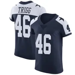 Nike Michael Trigg Dallas Cowboys Men's Elite Navy Alternate Vapor Untouchable Jersey