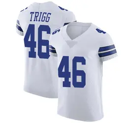 Nike Michael Trigg Dallas Cowboys Men's Elite White Vapor Untouchable Jersey