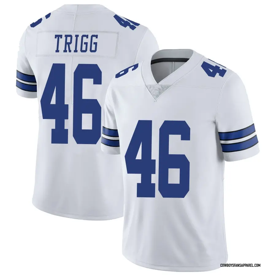 Nike Michael Trigg Dallas Cowboys Men's Limited White Vapor Untouchable Jersey