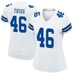 Nike Michael Trigg Dallas Cowboys Women's Game White Jersey