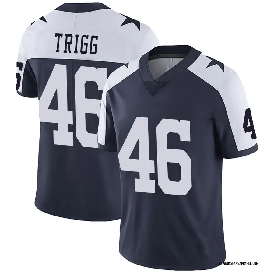 Nike Michael Trigg Dallas Cowboys Youth Limited Navy Alternate Vapor Untouchable Jersey