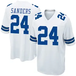 Nike Miles Sanders Dallas Cowboys Men's Game White Jersey