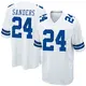 Nike Miles Sanders Dallas Cowboys Youth Game White Jersey