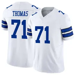 Nike Nathan Thomas Dallas Cowboys Men's Limited White Vapor F.U.S.E. Jersey