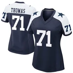 Nike Nathan Thomas Dallas Cowboys Women's Game Navy Alternate Jersey