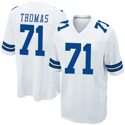 Nike Nathan Thomas Dallas Cowboys Youth Game White Jersey